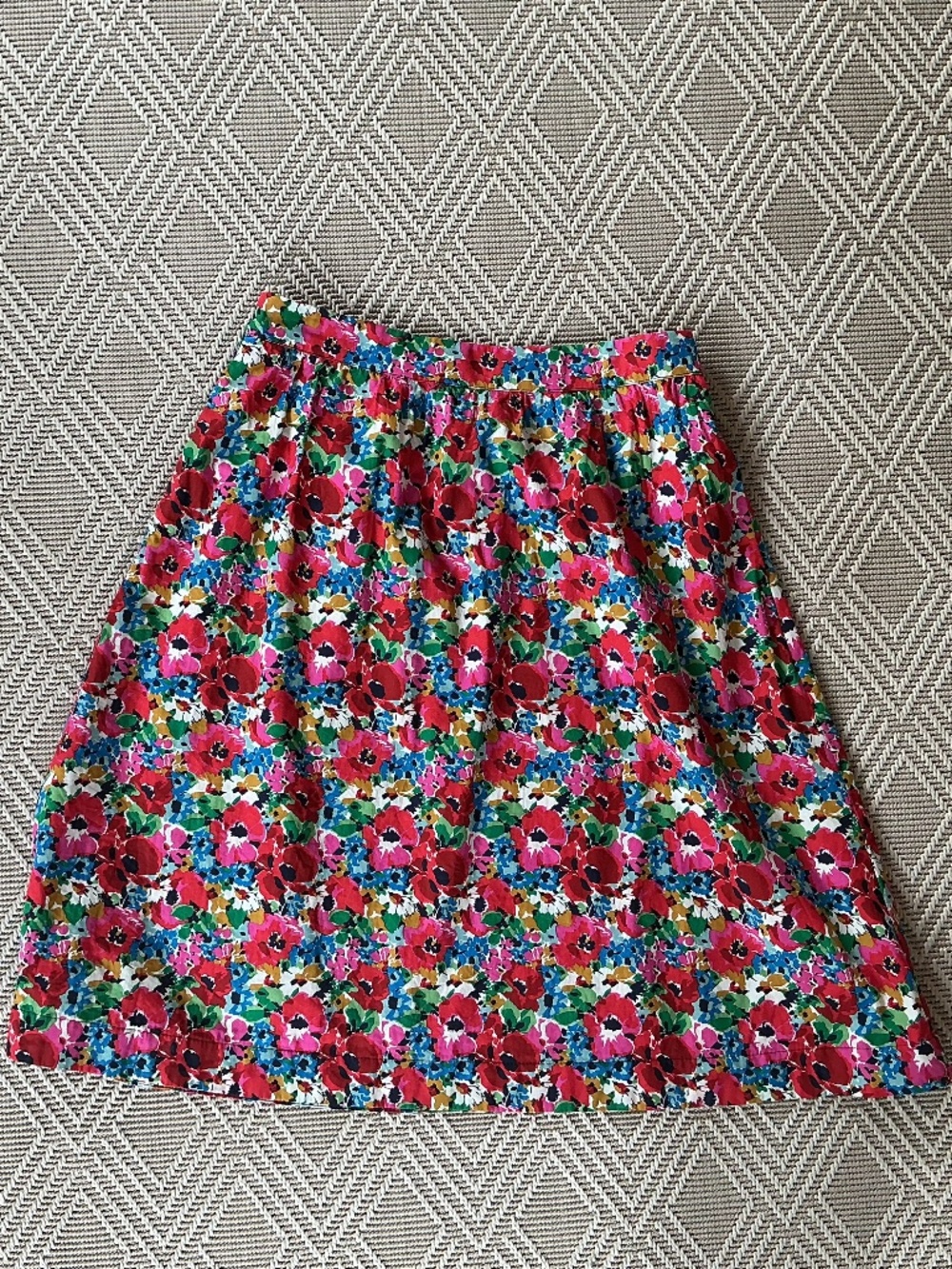 Boden Poplin Skirt with Pockets! M